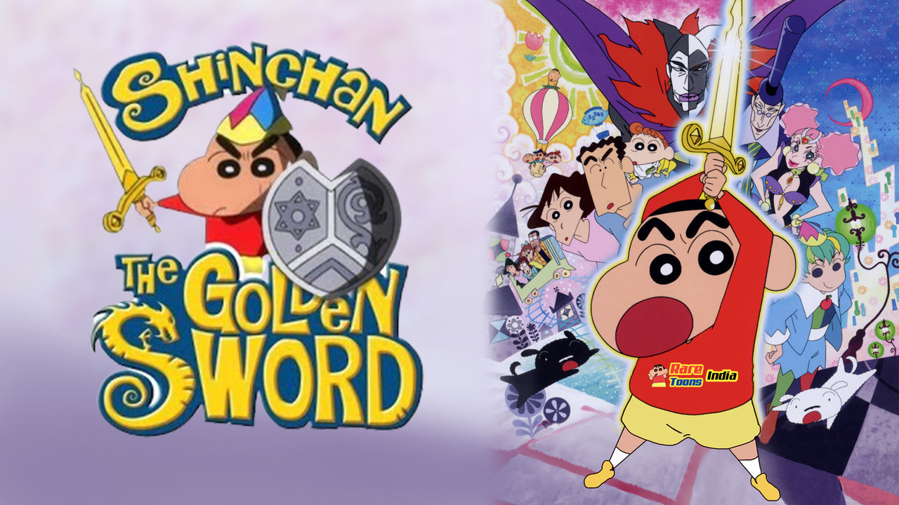 Shin Chan Movie The Golden Sword 2008 Dual Audio Hindi DD2.0 Jap DDP2.0 480p 720p 1080p HD WEB DL 10bit HEVC Uncut Rare Toons India